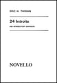 24 Introits SATB Vocal Score cover